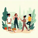 Women in South London practising holistic approaches to PCOS—yoga, healthy eating, and exercise—supported by Holistic Gynaecology Clinic London