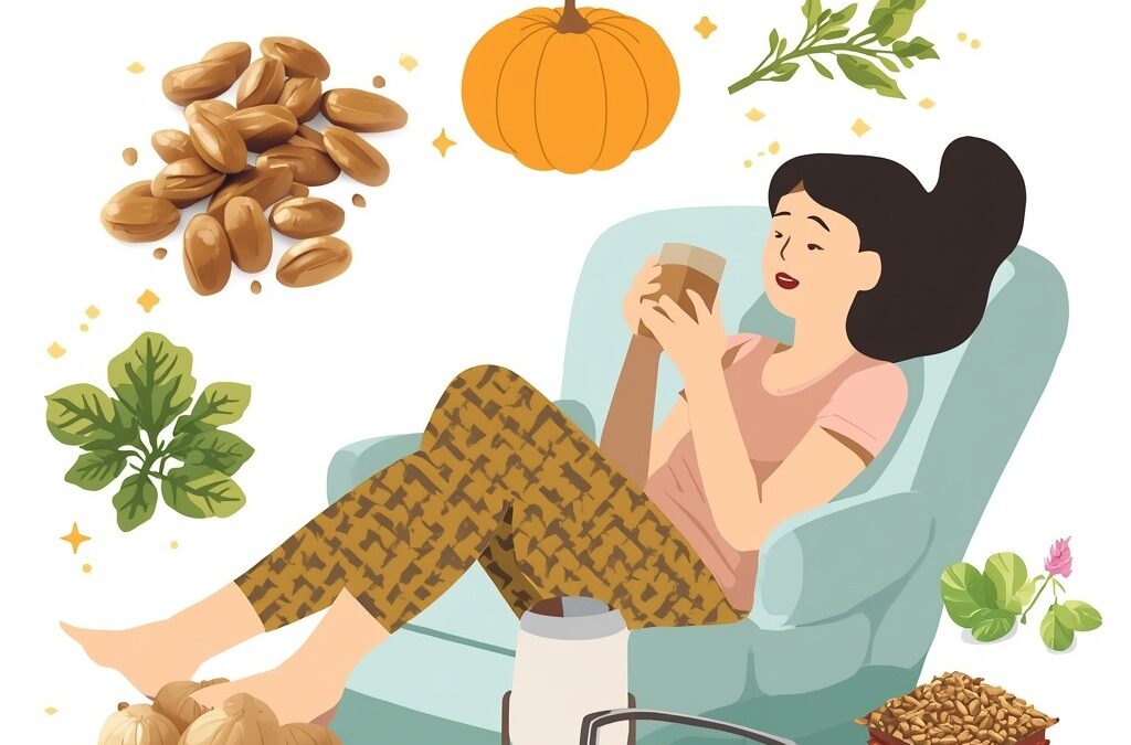 Woman finding natural relief from period pain with zinc supplements and nutritious foods, supported by Holistic Gynaecology Clinic London.